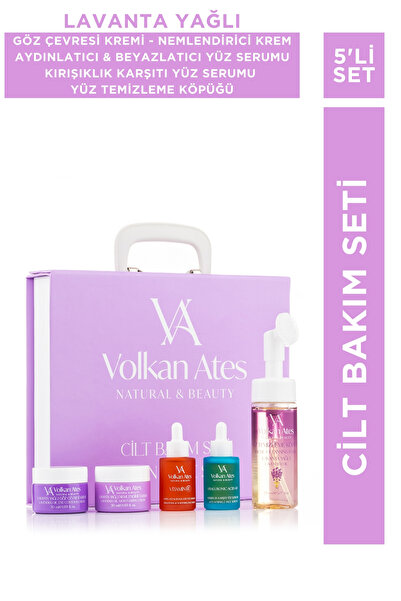 Volkan Ates Natural & Beauty Cilt Bakım Seti (Göz Çevresi & Nemlendirici Krem...