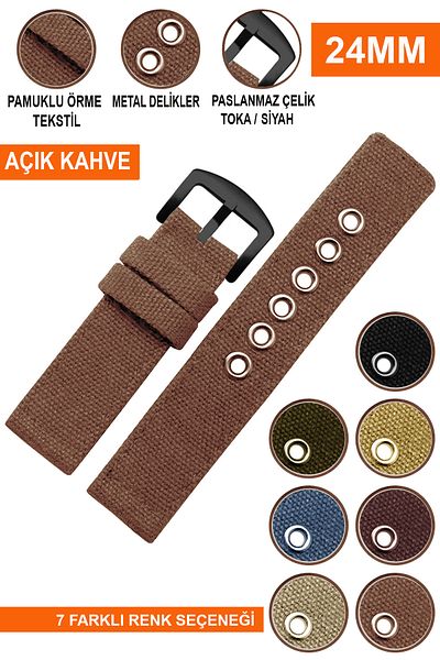 COBRA 24mm Fossil-Welder-Casio-Seiko-Omega-Armani Watch Compatible Fabric Textile Nato Watch Band F2824Mm