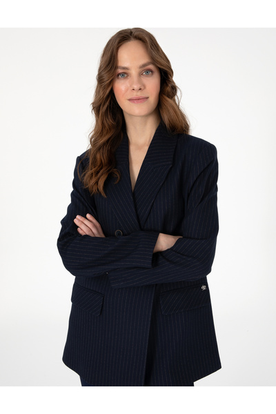 Pierre Cardin Navy Blue Comfort Fit Jacket 50290395 -Vr033