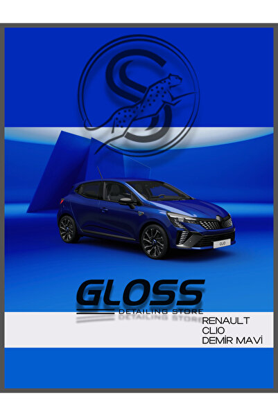 Gloss Detailing Renault Clio RQH  Uyumlu Demir Mavi - Çizik Ve Taş izi Gideri...