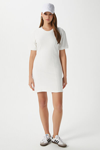 Ritnice Жіноче плаття Mira Ekru з бавовняної тканини