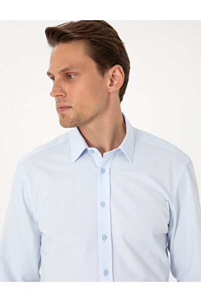 Pierre Cardin Açık Mavi Slim Fit Uzun Kollu Gömlek 50303382-VR003