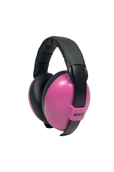 Banz Earmuffs For Babies And Children, , Bubzee, 3-36 Months, Magenta, Sound Protection