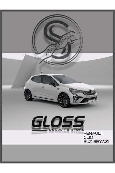 Gloss Detailing Renault Clio 369 Uyumlu Buz Beyazı - Profesyonel Çizik Ve Taş...