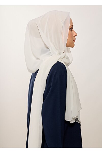 HOUSE OF MODEST Scarf-Chiffon Shawl-White