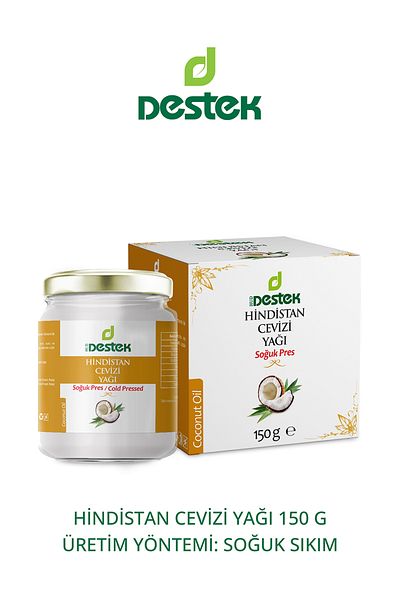 Destek 150 g Coconut Oil - Natural and Cold Sikim