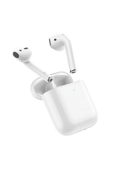 REDz Accessories Căști wireless Hoco Ew25, Bluetooth 5.1, capacitate 350 mAh, albe