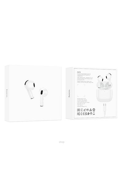 REDz Accessories Căști wireless Hoco Ew78, Bt5.4, TWS, 300mah, autonomie 4 ore, alb