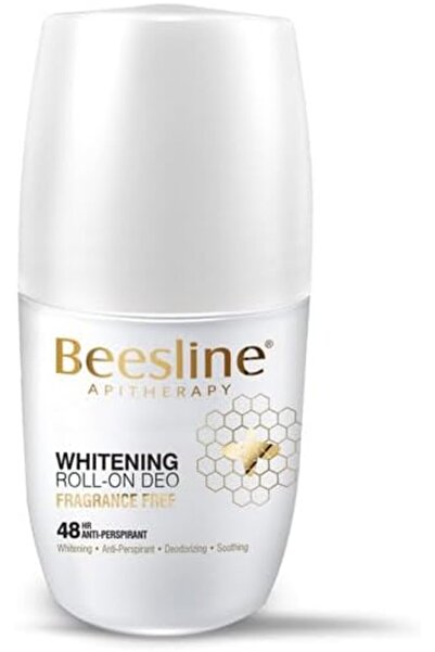 Beesline مزيل عرق رول مبيض خالي من العطور، 2 × 50 مل (خصم 50% على القطعة الثانية)