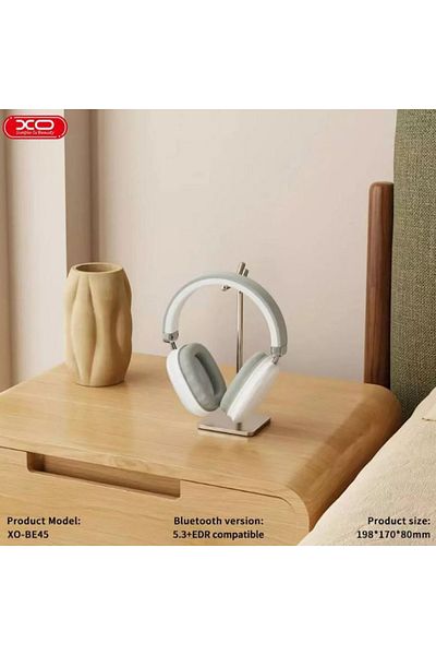 REDz Accessories Căști wireless over-ear XO-BE45, capacitate 400mAh, BT 5.3, microfon, gri