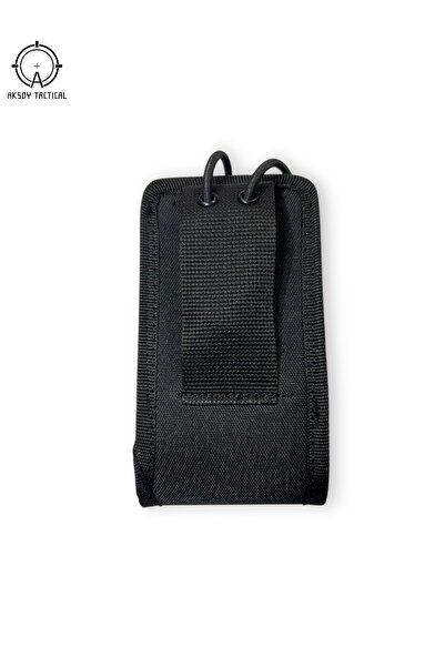 a+ aksoy tactical Telsiz Kılıfı Üstü Açık Tip Siyah