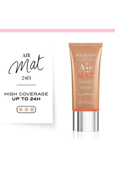 Bourjois Air Mat Foundation No. 06 Rose Ivory, 30 ml