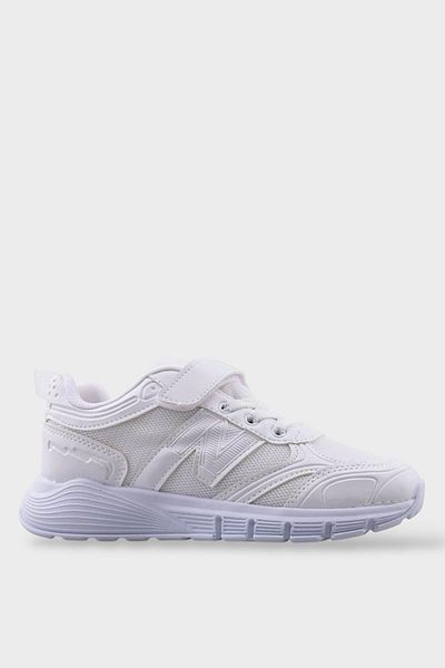 Liger Children's Velcro Casual Sneakers White