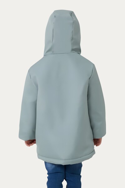 Outriverkids Χειμερινό παλτό για αγόρια - Αδιάβροχο και αντιανεμικό, κουκούλα, 3 τσέπες