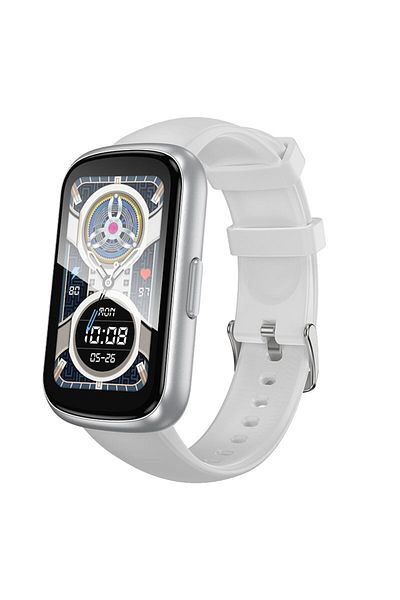 REDz Accessories Hoco Y25 Smartwatch, Water Resistant, IP68, iOS and Android Compatibility, Bluetooth v5.3, Silver