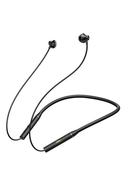 REDz Accessories Căști wireless Remax Rb-s9, bandă sport pentru gât, autonomie baterie 8 ore, Bluetooth, 110 mAh, negru