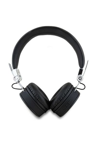 REDz Accessories Guess Wireless Headphones, Bluetooth, PU Textured Classic Round, Black