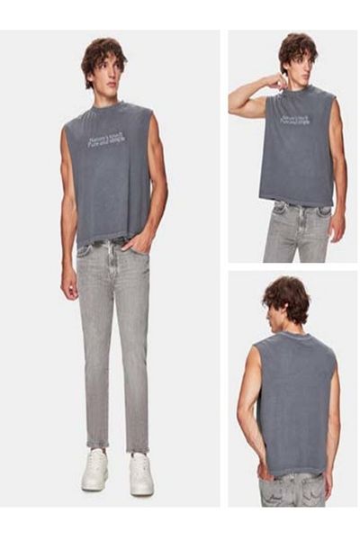 Ltb Sleeveless Anthracite Men's T-Shirt