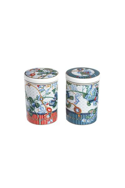 Lucky Art Chantelle Bone 2-Piece Jar Set 13cm