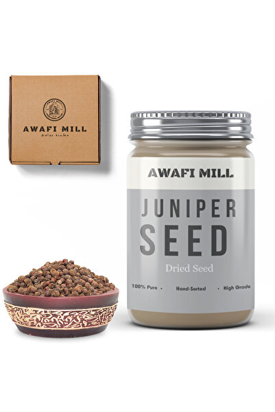 AWAFI MILL بذور العرعر | Juniperus Monosperma - زجاجة ١٠٠ غرام / ٣.٥ أونصة