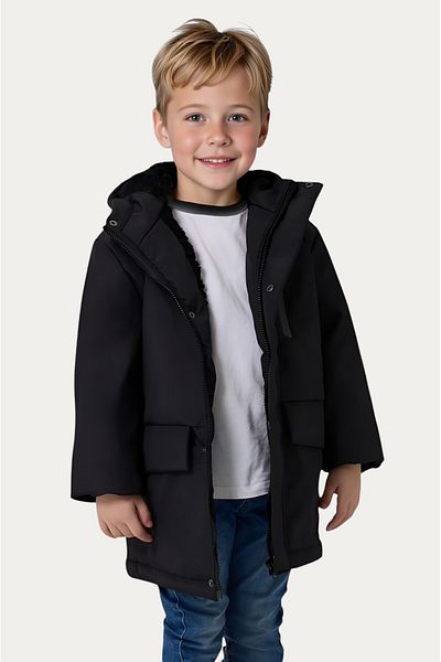 Outriverkids Boy's Winter Coat - Waterproof and Windproof, Hood, 3 Pockets