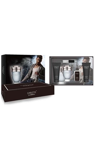 Carlotta Gift Set of 5 Perfumes, Shower Gel/Aftershave, and Mini Body Mist