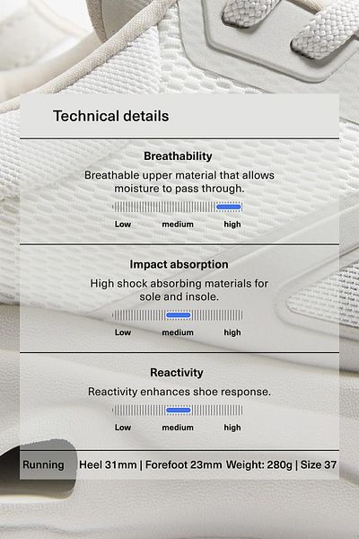 Oysho Running shoes - beginners’, cushioning, perforations
