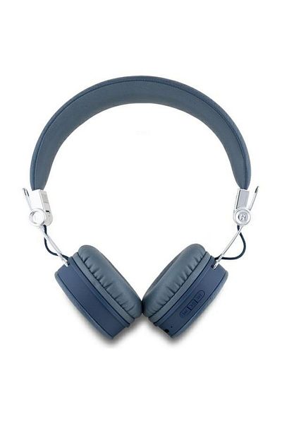 REDz Accessories Guess Wireless Headphones, Bluetooth, PU Textured Classic Round, Blue