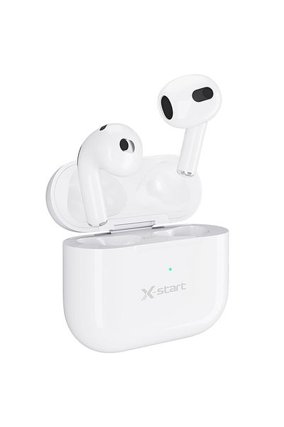 REDz Accessories Căști Bluetooth, X-start Ly058, autonomie baterie 5 ore, baterie 300 mAh, microfon, alb