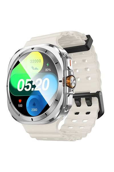 REDz Accessories Smart Watch Y29 HOCO, Call version Bluetooth, Screen 1.5", Battery 220mAh, Silicone strap, Cream