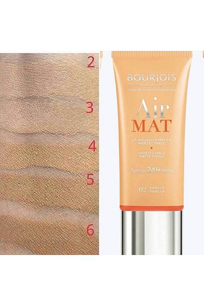 Bourjois Air Mat Foundation No. 02 Rose Ivory, 30 ml 24H
