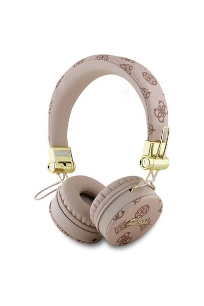 REDz Accessories Guess Wireless Headphones, Bluetooth, Pu Peony Script Round, Brown
