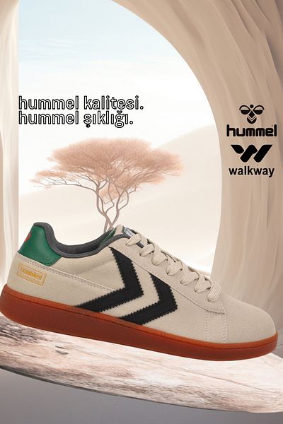 hummel Gray Non-Slip Sole Unisex Sports Shoes Hml Stdo