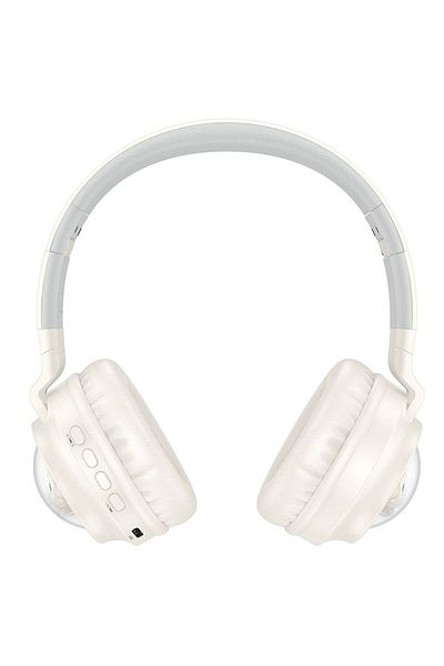 REDz Accessories Wireless Over the Ear Headphones, Bluetooth, Hoco W50, Bluetooth 5.3, 400 mAh, Headphones, White