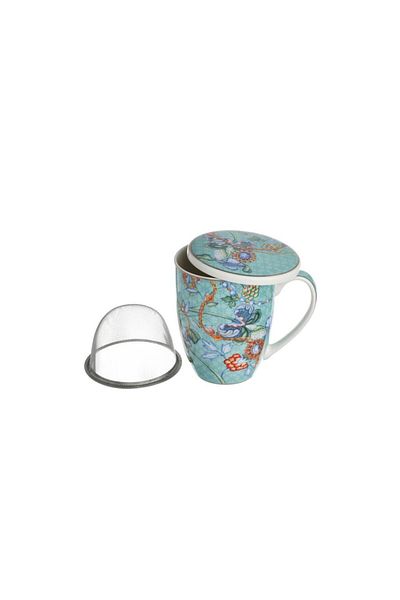 Lucky Art Chantelle New Bone China Mug with Strainer