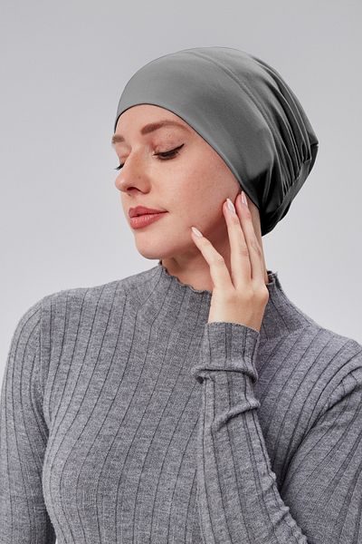 Sonbaharmoda Γυναικείο Hijab Ready Practical Snap-on καπό ελαστικό αντιολισθητικό
