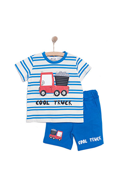 ebebek Hello Baby HelloBaby Cars&Roads Erkek Kamyon Baskılı Tshirt-Şort Erkek...