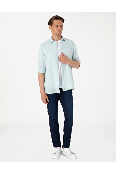Pierre Cardin Koyu Lacivert Slim Fit Jean Pantolon 50308974-VR100
