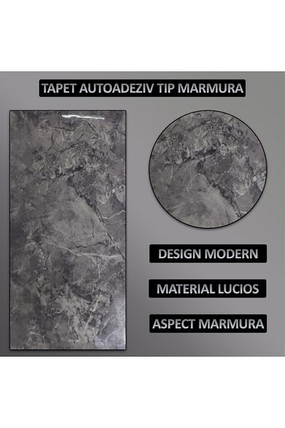 NEXTLY Set 20 X Tapet Autoadeziv Imitatie Marmura , Waterproof, Ajustabil, Adeziv Puternic, Usor