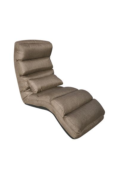 BACK COMFORT Large Linen Floor Chair – Adjustable Backrest & Comfortable Seating for Relaxation