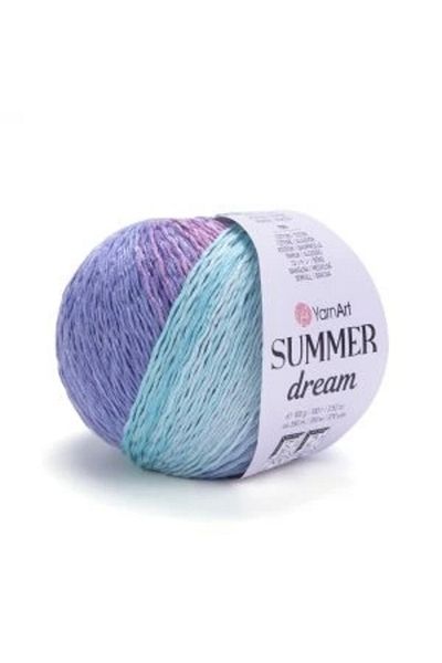 Yarnart SUMMER DREAM - EBRULI HAND KNITTED STRING EBRULI-4302