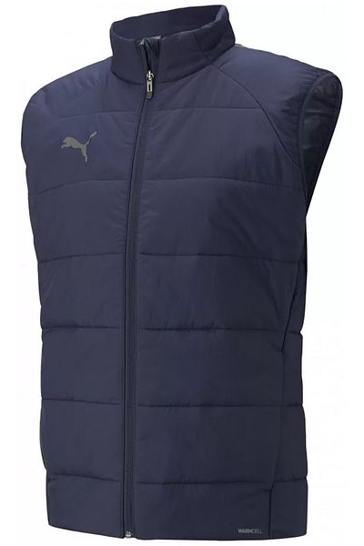 Puma Teamliga Vest Jacket Men's Daily Vest 65796806 Navy Blue