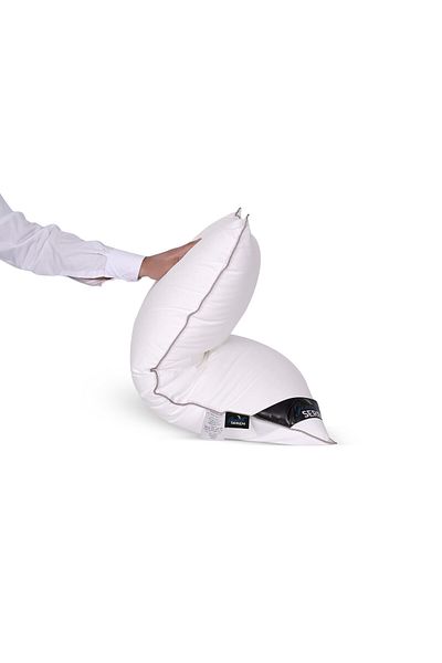 Gentelle Luxury Hotel-Quality 50x90 Pillow with 1350g Cotton Outer Cover and Microfiber Filling
