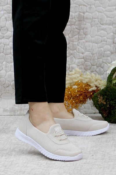 Mehmet Mete Sneakers - Beige - Flat