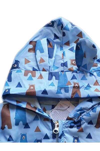 North Чоловічий дитячий водонепроникний дощовик з підкладкою та принтом