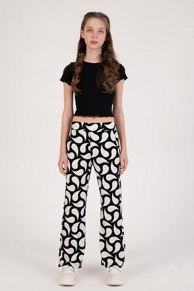 DPARİS Girl's Drop Patterned Trousers
