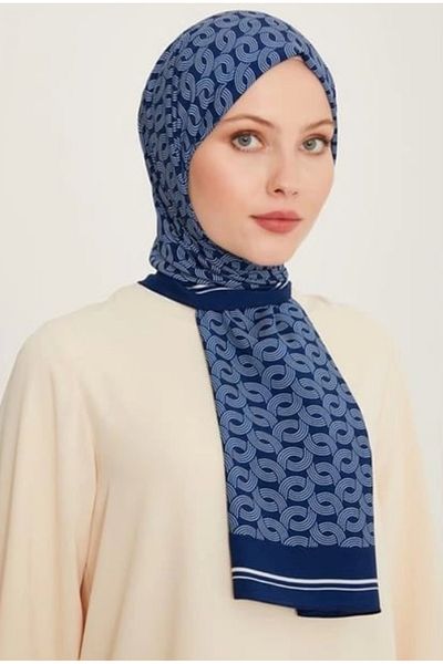 Armine Trend Laurel Shawl 5772-2-24 Navy Blue