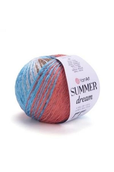 Yarnart SUMMER DREAM - EBRULI HAND KNITTED STRING EBRULI-4311