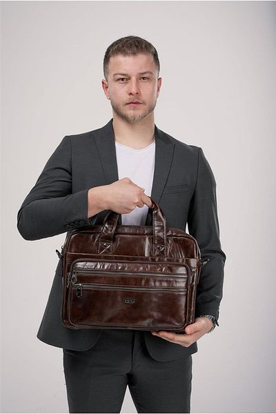 ÇÇS Ççs 71474 Genuine Leather Briefcase