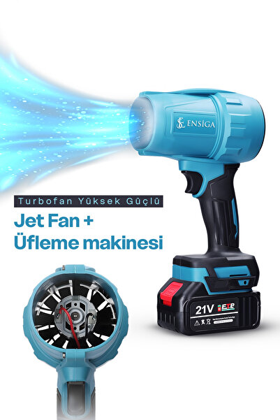 EN SİGA Megamax Turbofan Yüksek Güçlü Jet Fan Lityum Şiddetli Çok Fonksiyonlu...
